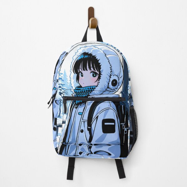 Item preview, Fashion - Man in White Parka Jacket Face Scarf Streetwear Anime Variant 3 designed and sold by AnimeShin.