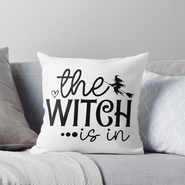 Item preview, The Witch Is In - Cute Halloween Party Retro Vintage Spooky Witch Pumpkin Ghost Autumn Gothic Horror Gift designed and sold by FuzionRaptor.