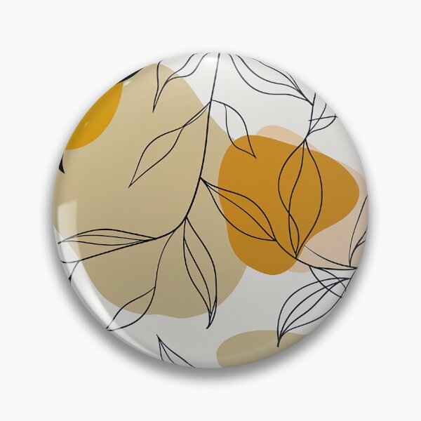 Item preview, Boho Butterscotch And Sand-Clay Hues Abstract Leaves  designed and sold by DEC02.