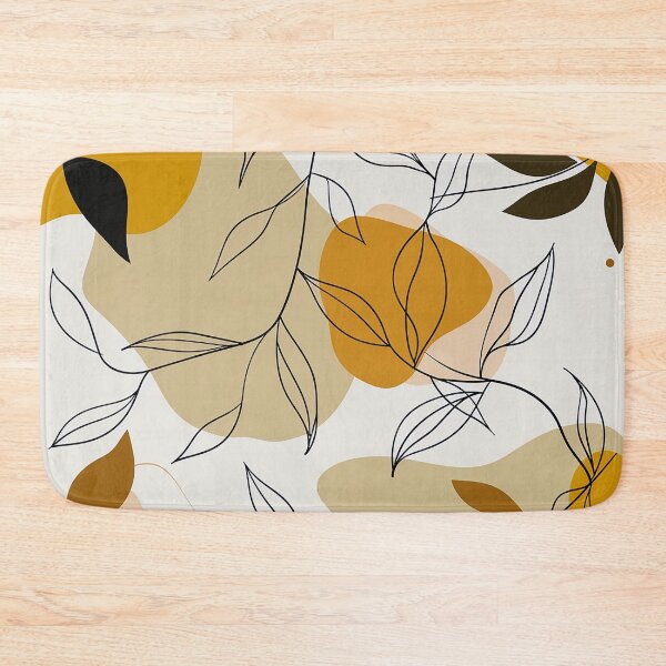Item preview, Boho Butterscotch And Sand-Clay Hues Abstract Leaves  designed and sold by DEC02.