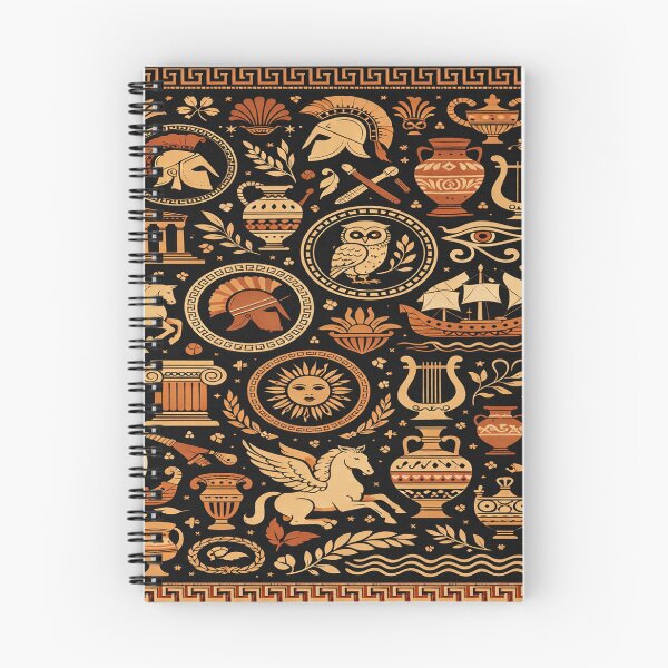 Item preview, Ancient Greek Mythology Seamless Pattern designed and sold by Owcomm.