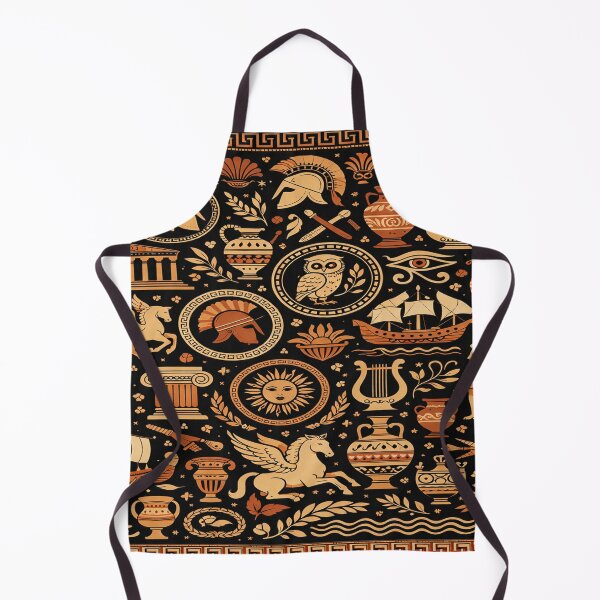 Item preview, Ancient Greek Mythology Seamless Pattern designed and sold by Owcomm.