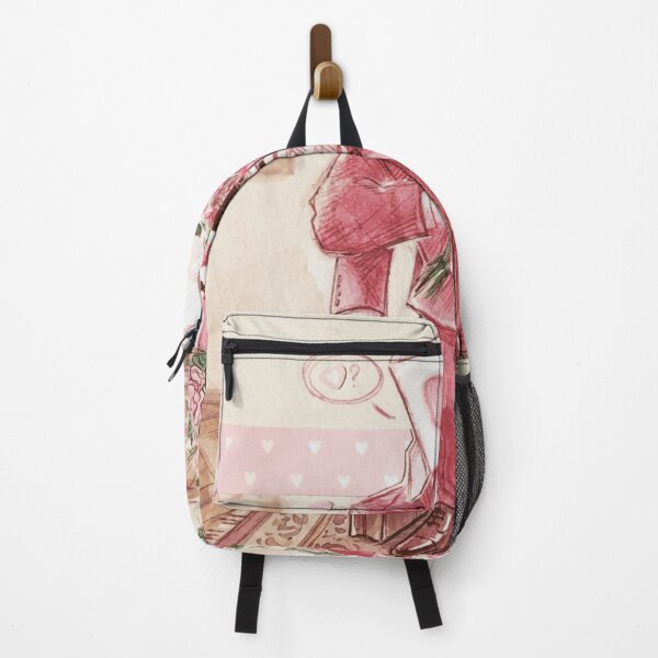 Item preview, Romantic Box Head Character Vintage Watercolor Valentine Art designed and sold by WarmTones.