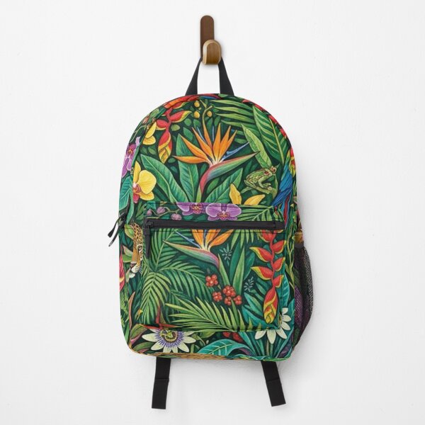 Item preview, Jungle Paradise with Jaguars and Macaws designed and sold by Owcomm.