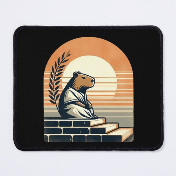 Item preview, Sunset Serenity – Capybara Philosophy designed and sold by Dogandesighn.