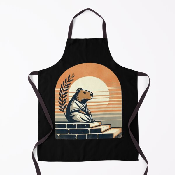 Item preview, Sunset Serenity – Capybara Philosophy designed and sold by Dogandesighn.