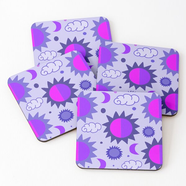 Item preview, 90s Vintage Celestial Dream Sun And Moon (Mysterious Purple)  designed and sold by Designs by Sara Felton.