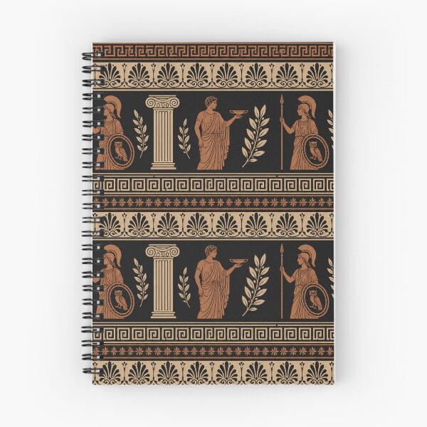 Item preview, Ancient Greek Mythology Pattern Athena and Laurel designed and sold by Owcomm.