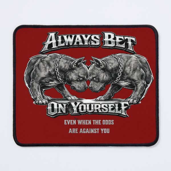 Item preview, Pitbulls Always Bet On Yourself designed and sold by freshwear design.
