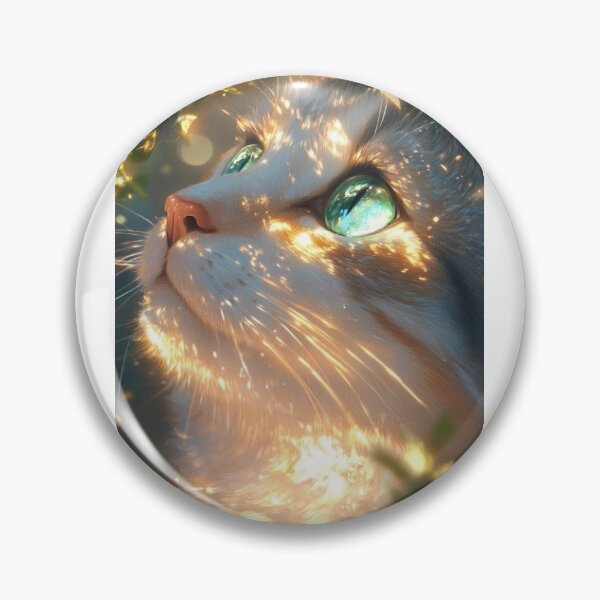 Item preview, Cat sat in the morning sun with stunning eyes and a look of love designed and sold by carlsmart1.
