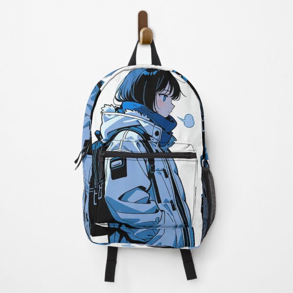 Item preview, Fashion - Man in White Parka Jacket Face Scarf Streetwear Anime Variant 4 designed and sold by AnimeShin.