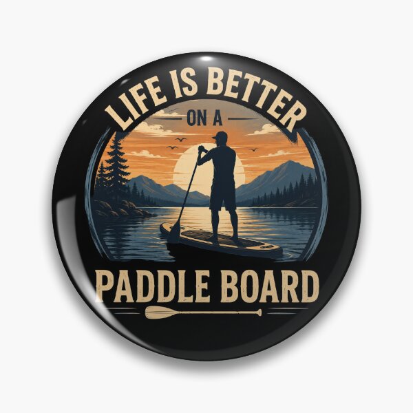 Item preview, Life Is Better on a Paddle Board  designed and sold by WikaKowalczyk.