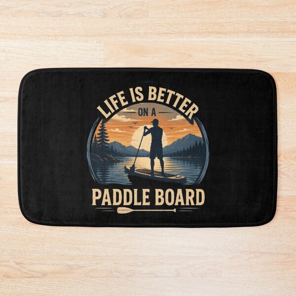 Item preview, Life Is Better on a Paddle Board  designed and sold by WikaKowalczyk.