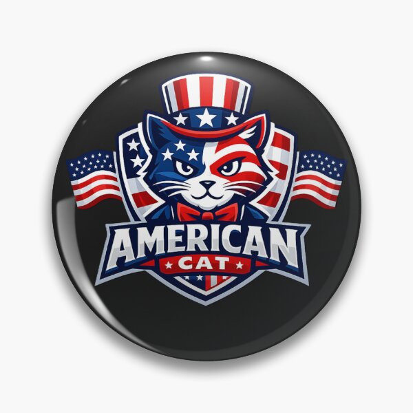 Item preview, American Cat | Patriotic USA Flag Cat | Fourth of July Independence Day Design designed and sold by AstraDrip Studio.