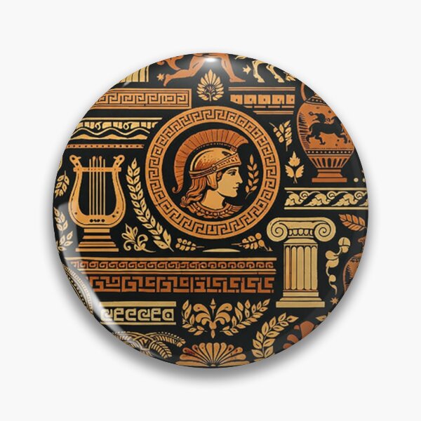 Item preview, Ancient Greek Mythology Ornate Pattern designed and sold by Owcomm.