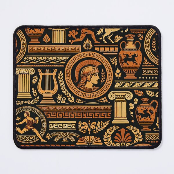 Item preview, Ancient Greek Mythology Ornate Pattern designed and sold by Owcomm.