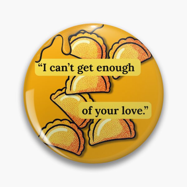 Item preview, Retro Pierogi Love Quote Vintage Polish Food designed and sold by pulse_retail.