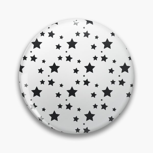 Item preview, Black Stars Seamless Pattern on Light Gray Background designed and sold by foudart.