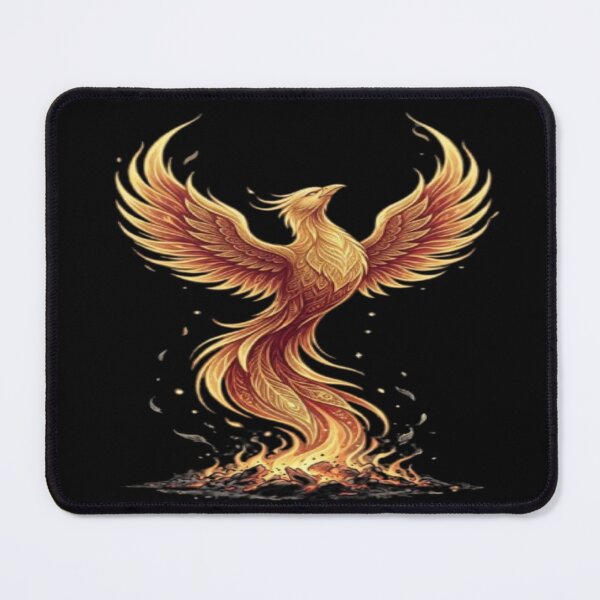 Item preview, Rising Phoenix Bird Made of Fire and Flames designed and sold by DailySparks.