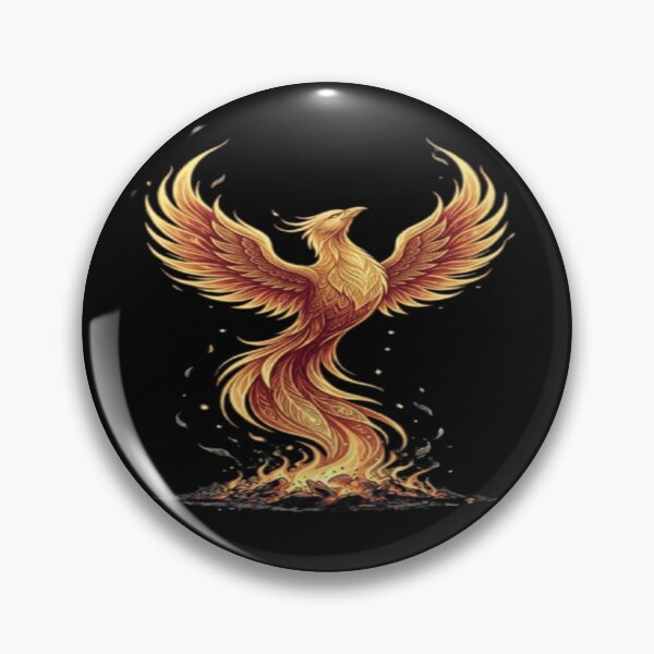 Item preview, Rising Phoenix Bird Made of Fire and Flames designed and sold by DailySparks.