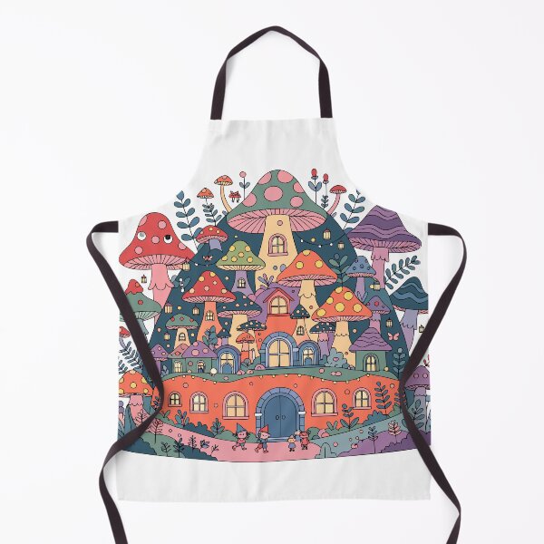 Item preview, Enchanted Mushroom House Fantasy Sticker designed and sold by inkfusionhub99.