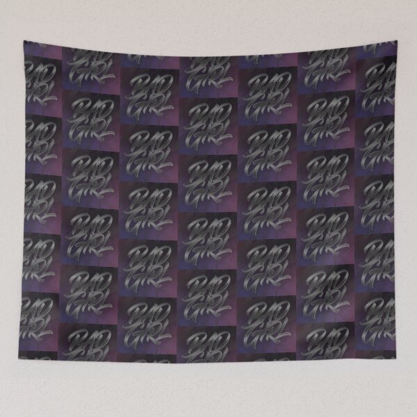 Item preview, Metallic Script Bad Girl Logo designed and sold by HappyOops.