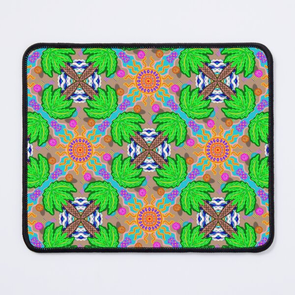 Item preview, Tropical Frolic - Fun in the Sun in Sand, Green, and Turquoise designed and sold by PCaleDesigns.