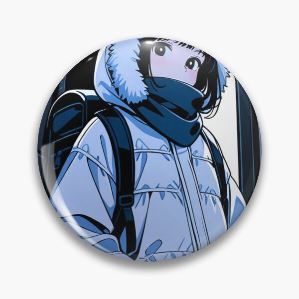 Item preview, Fashion - Man in White Parka Jacket Face Scarf Streetwear Anime designed and sold by AnimeShin.