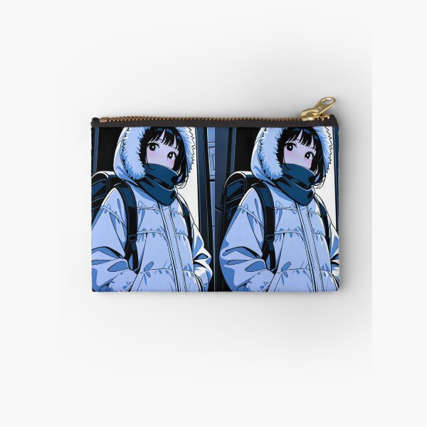 Item preview, Fashion - Man in White Parka Jacket Face Scarf Streetwear Anime designed and sold by AnimeShin.