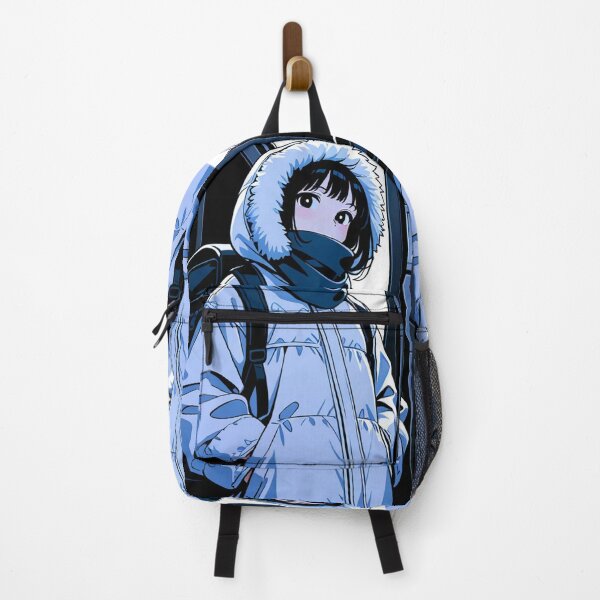 Item preview, Fashion - Man in White Parka Jacket Face Scarf Streetwear Anime designed and sold by AnimeShin.