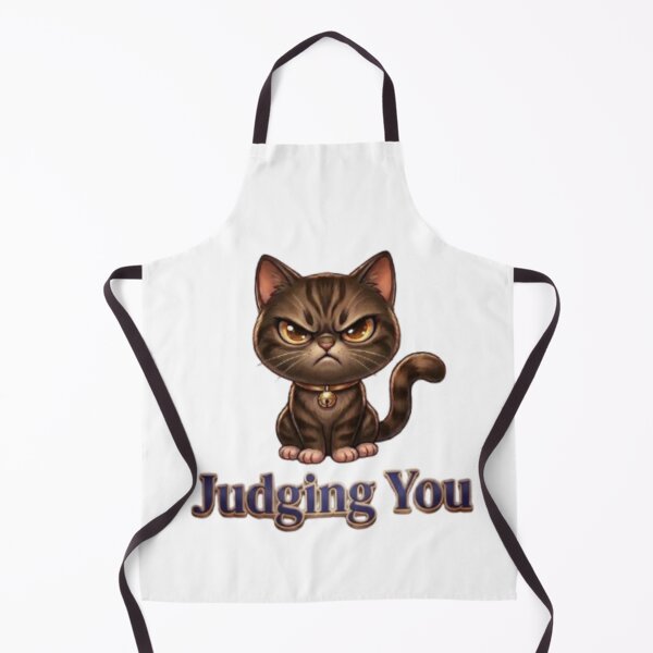 Item preview, Judging You Grumpy Cat – Funny Sarcastic Brown Tabby Cartoon designed and sold by Northern Glow Art.