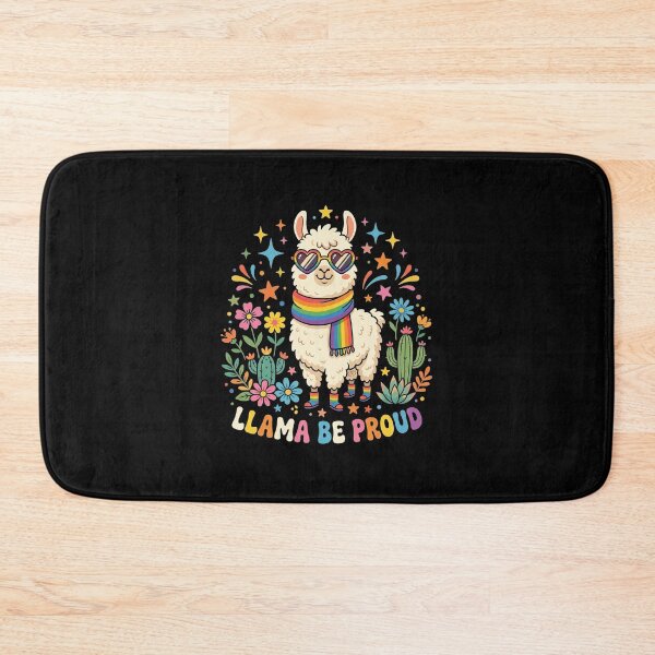 Item preview, Pride Llama With Rainbow Heart Sunglasses And Llama Be Proud designed and sold by longngusuc.