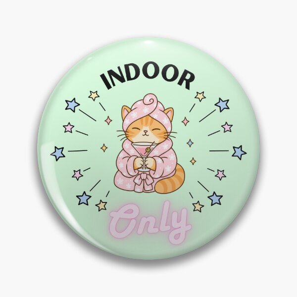 Item preview, Indoor Only  designed and sold by Purrs and Paws Studio.