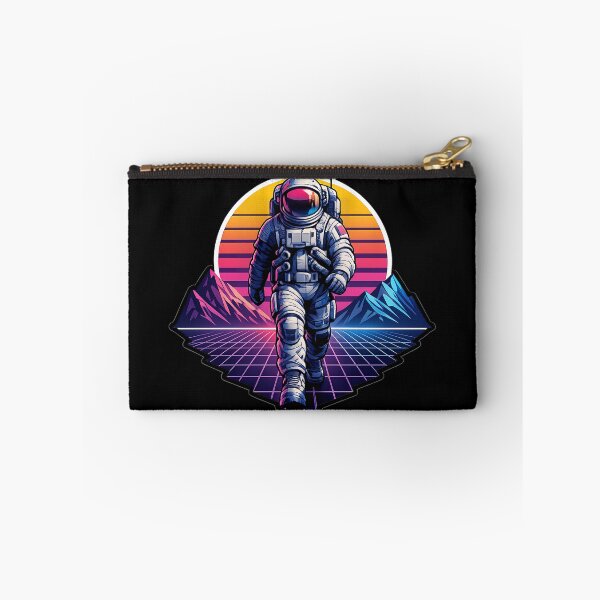 Item preview, Retro Wave Astronaut Walk Neon Future Illustration designed and sold by builtforyou.