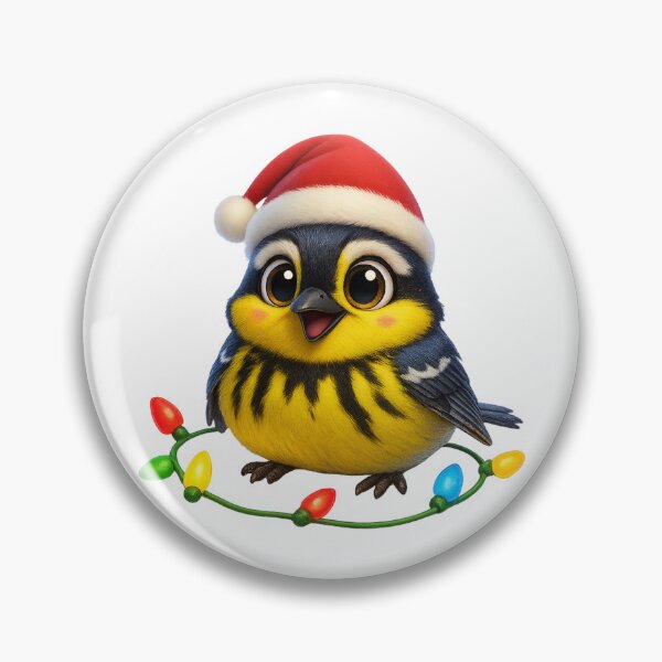 Item preview, Christmas Magnolia Warbler designed and sold by Sillytoe.