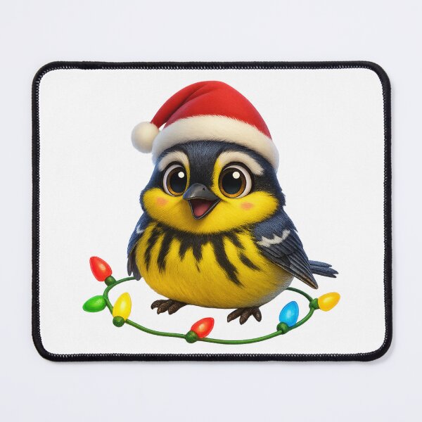 Item preview, Christmas Magnolia Warbler designed and sold by Sillytoe.