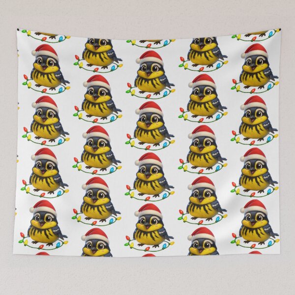 Item preview, Christmas Magnolia Warbler designed and sold by Sillytoe.