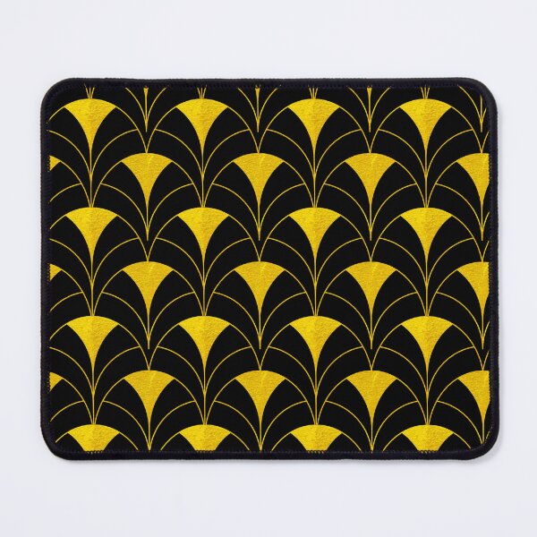 Item preview, "Casablanca" Golden Colored and Black Art Deco Design designed and sold by DEC02.