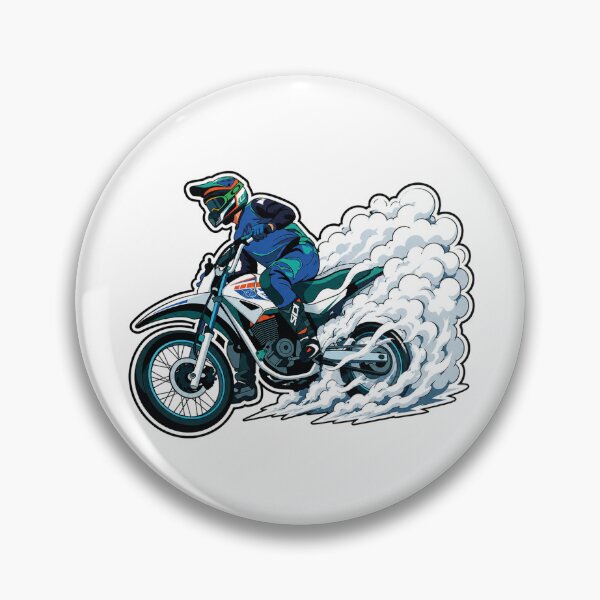 Item preview, Motocross Rider Doing a Smoke Burnout designed and sold by AVStudioS&S.