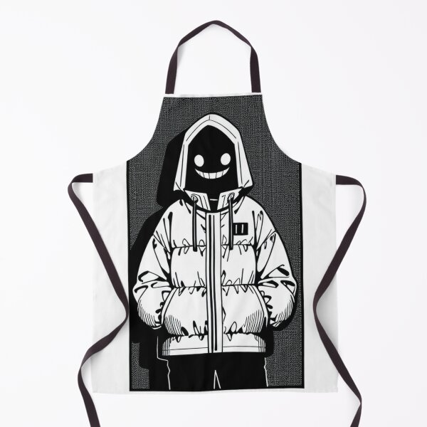 Item preview, Fashion - Man in White Puffer Jacket Hood Up Streetwear Anime designed and sold by AnimeShin.