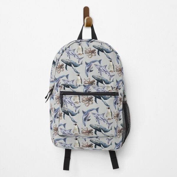 Item preview, Ocean Animals Sticker Pack Whale Shark Dolphin designed and sold by Pawvia.