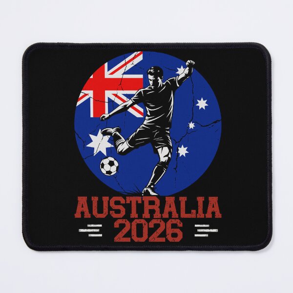 Item preview, Team Australia Flag Soccer Player 2026 designed and sold by legendaryskins.