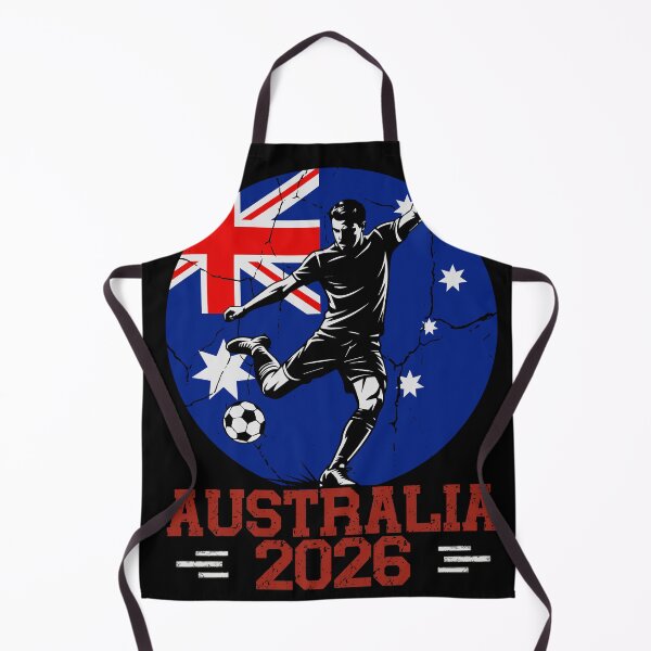 Item preview, Team Australia Flag Soccer Player 2026 designed and sold by legendaryskins.