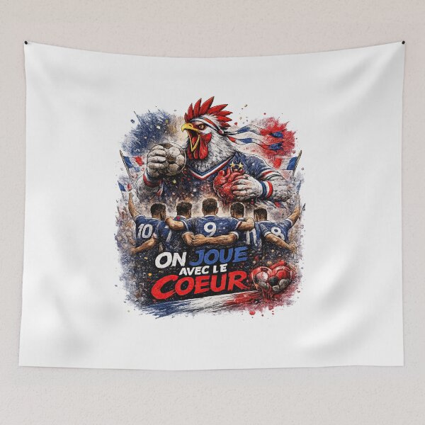 Item preview, CoqGaulois France World Cup 2026 - We play with heart designed and sold by CoqGaulois.