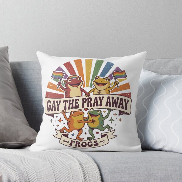 Item preview, Gay the Pray Away Frogs designed and sold by muki623.