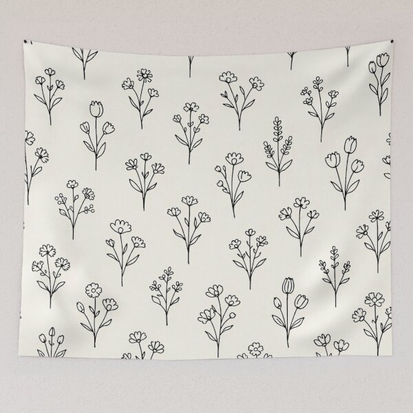 Item preview, Minimalist Wildflower Pattern designed and sold by Owcomm.