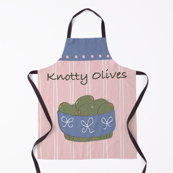 Item preview, Knotty Olive Pink Coquette Kitchen Art Print designed and sold by Sam Heaney Design.