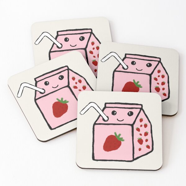 Item preview, 90s Anime Strawberry Milk Carton Aesthetic designed and sold by Naruciaczke.