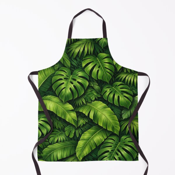 Item preview, Tropical Monstera and Banana Leaf Jungle Pattern designed and sold by Owcomm.
