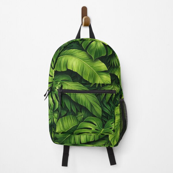 Item preview, Tropical Monstera and Banana Leaf Jungle Pattern designed and sold by Owcomm.